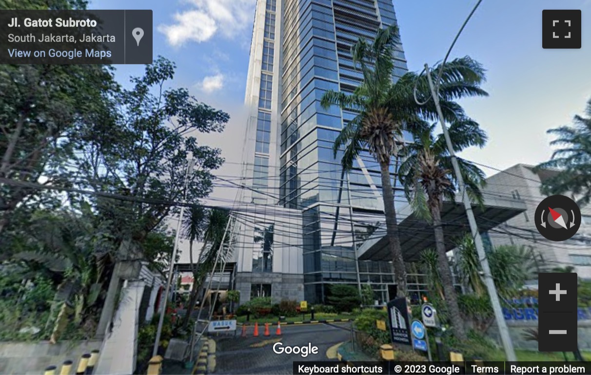 Street View image of Graha Surveyor Indonesia, L15 Jl. Jendral Gatot Subroto, Kav 56, Jakarta Selatan