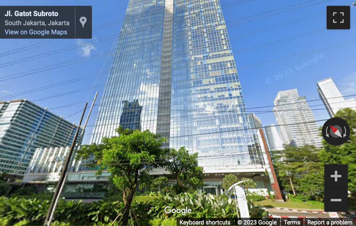 Street View image of Centennial Tower L29D, E, Jl. Jend Gatot Subroto No 27, Karet Semanggi, Jakarta Selatan