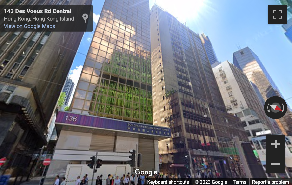Street View image of Shing Hing Commercial Building, 21-27 Wing Kut Street, Central, Hong Kong