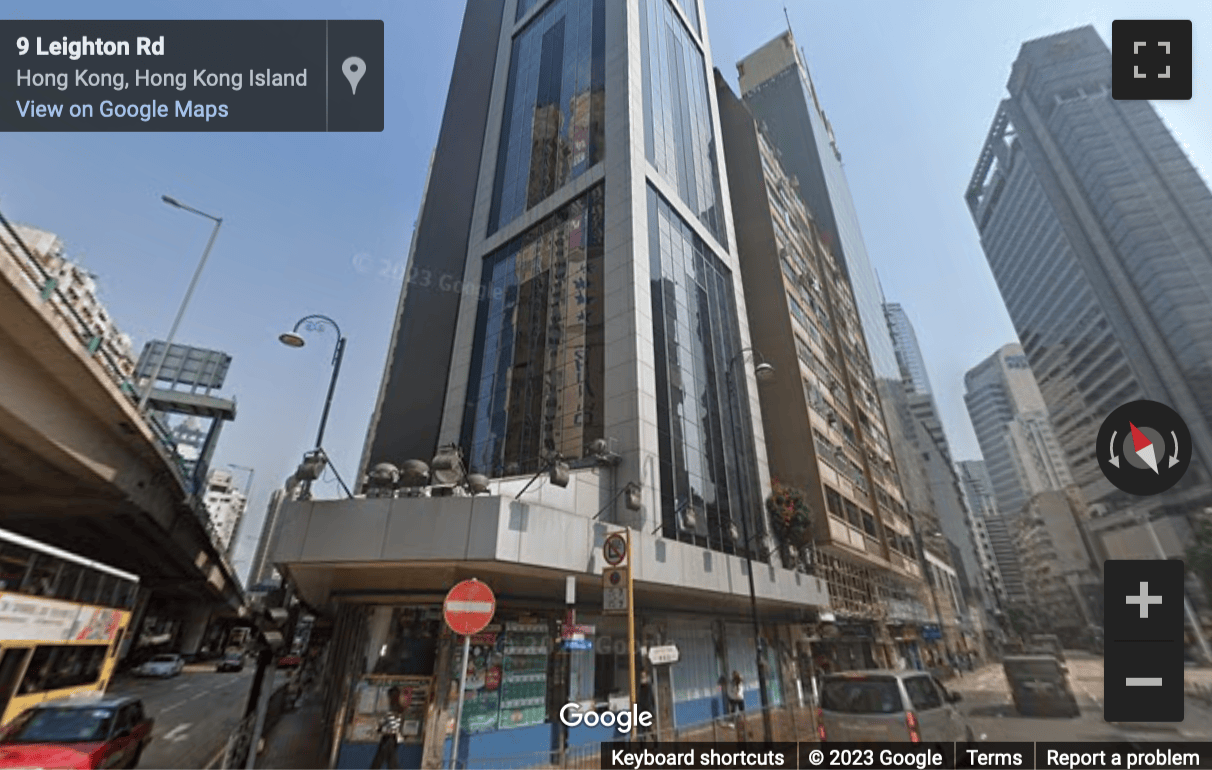 Street View image of Honest Building (18th Floor), 9-11 Leighton Road, Causeway Bay, Hong Kong