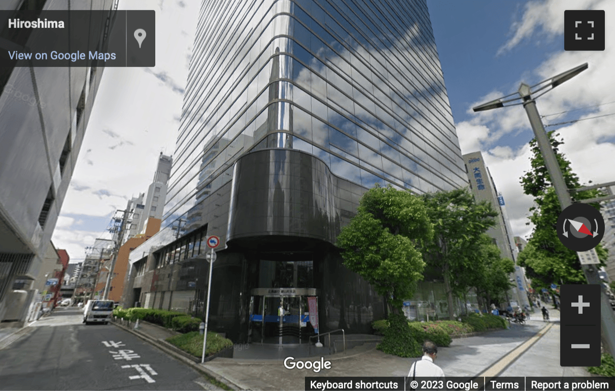 Street View image of Anabuki Hiroshima Building, 9-7 Hashimoto-cho