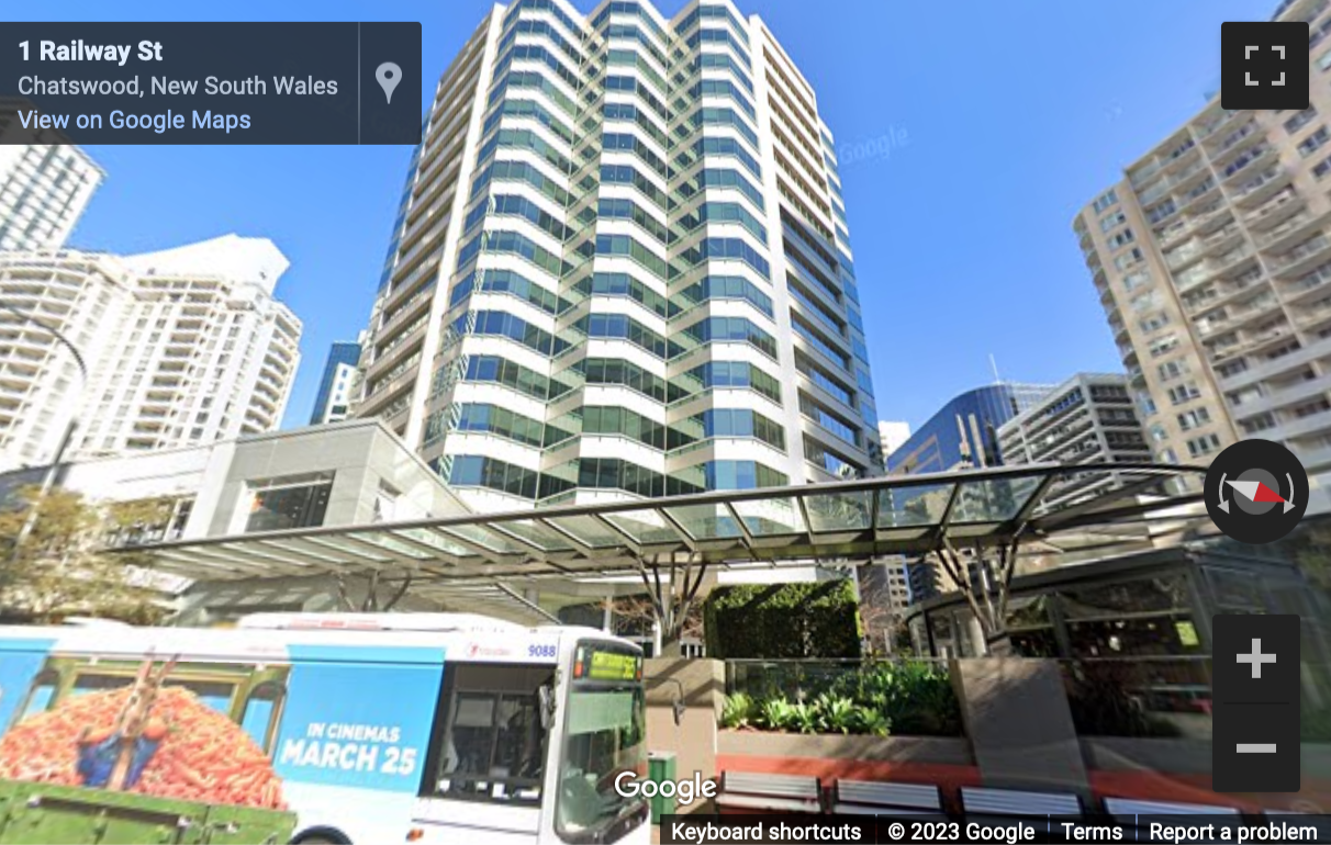Street View image of 465 Victoria Avenue, Chatswood, Sydney, New South Wales