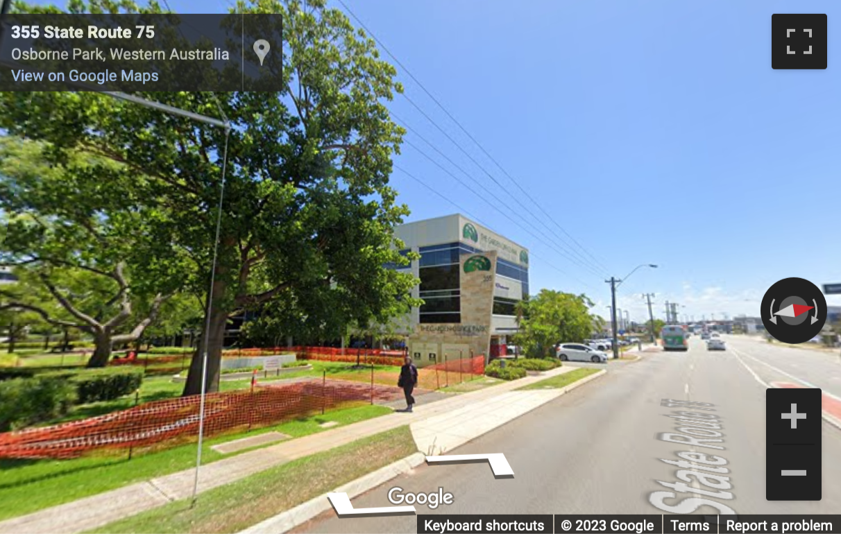 Street View image of The Garden Office Park, Osborne Park, 355 Scarborough Beach Road, Perth
