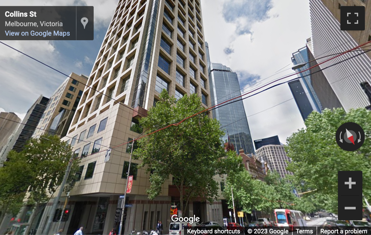Street View image of 459 Collins Street, Melbourne, Victoria
