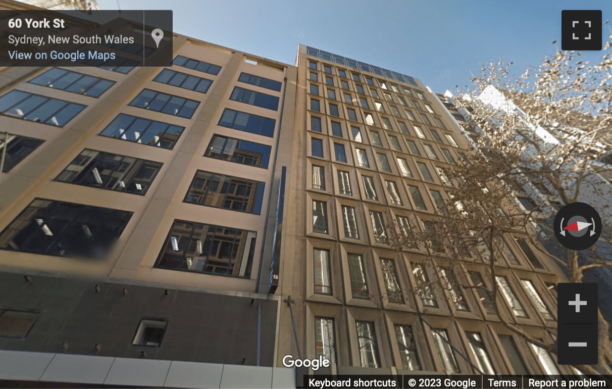 Street View image of 64 York Street, Sydney, New South Wales