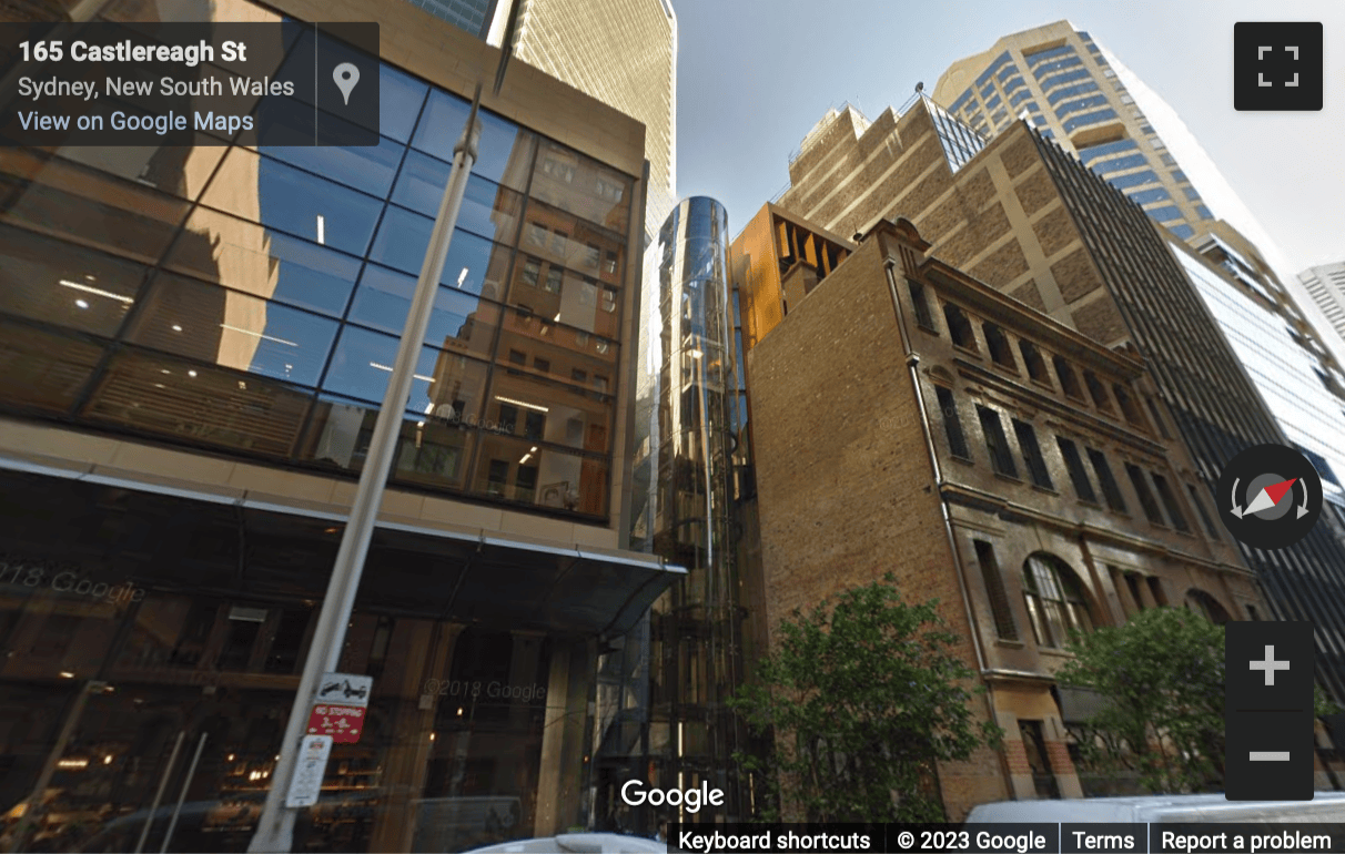 Street View image of 161 Castlereagh Street, Sydney, New South Wales