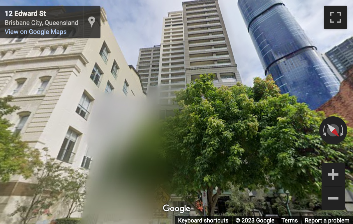 Street View image of 310 Edward Street, Brisbane, Queensland