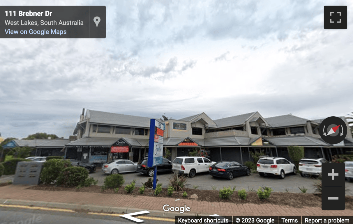 Street View image of 153 Brebner Drive, West Lakes, Adelaide, South Australia