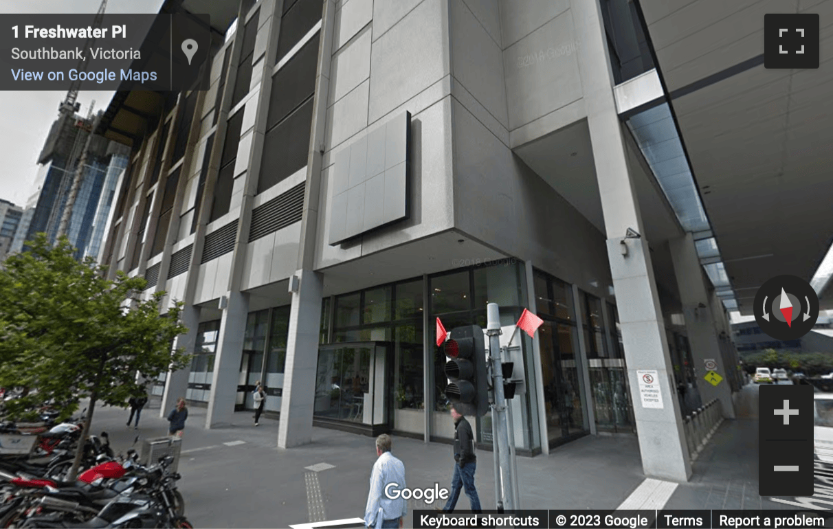 Street View image of 2 Southbank Boulevard, Melbourne, Victoria