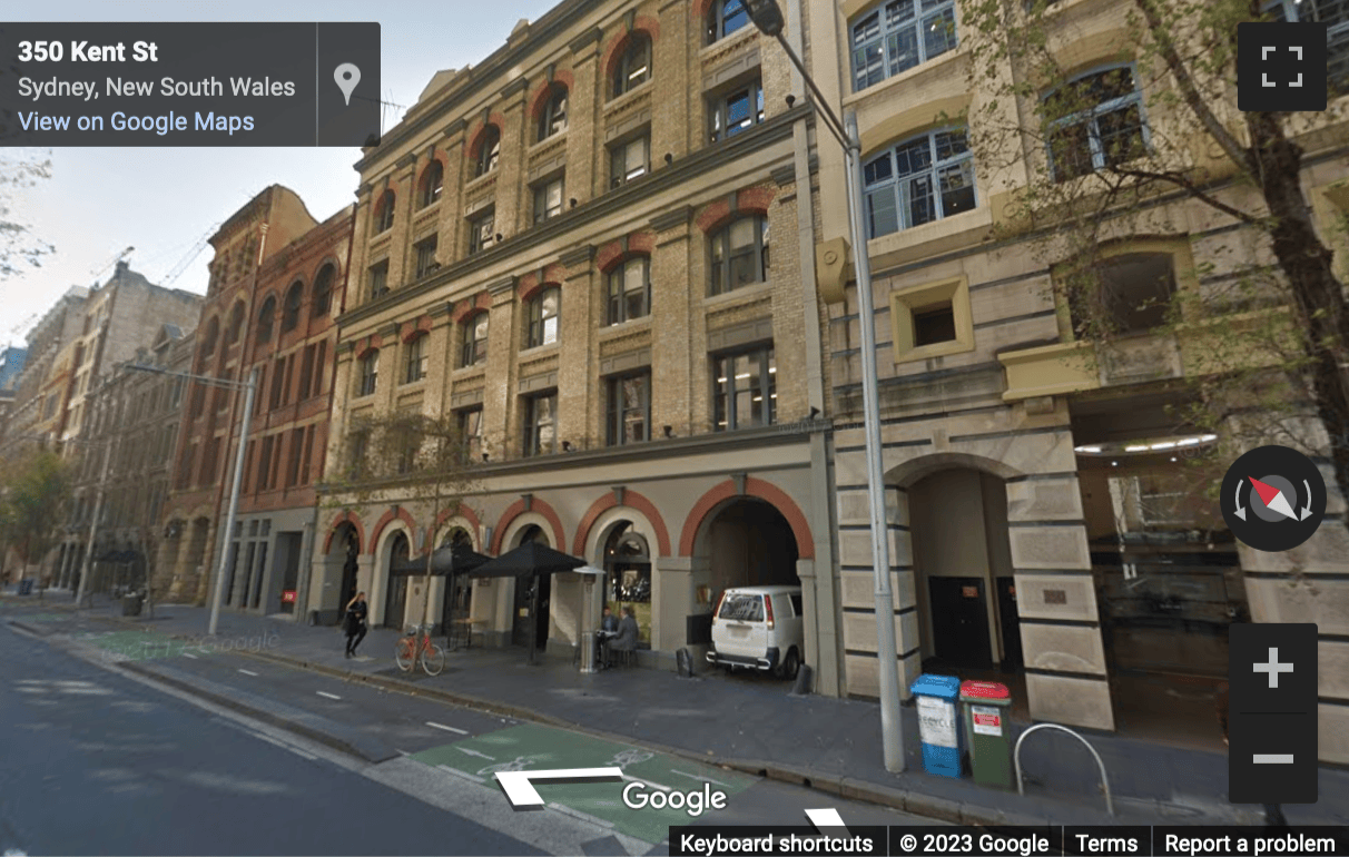 Street View image of 346 Kent Street, Sydney, New South Wales