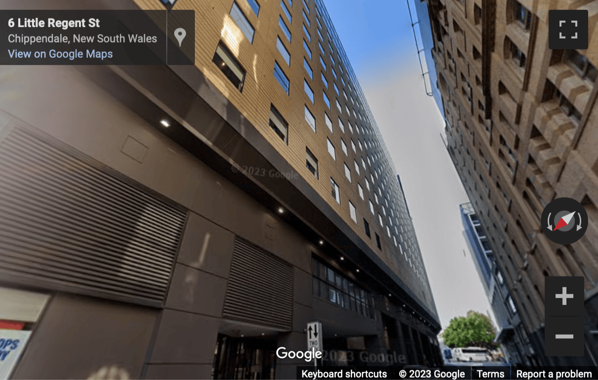 Street View image of 822 George Street, Chippendale, Sydney, New South Wales