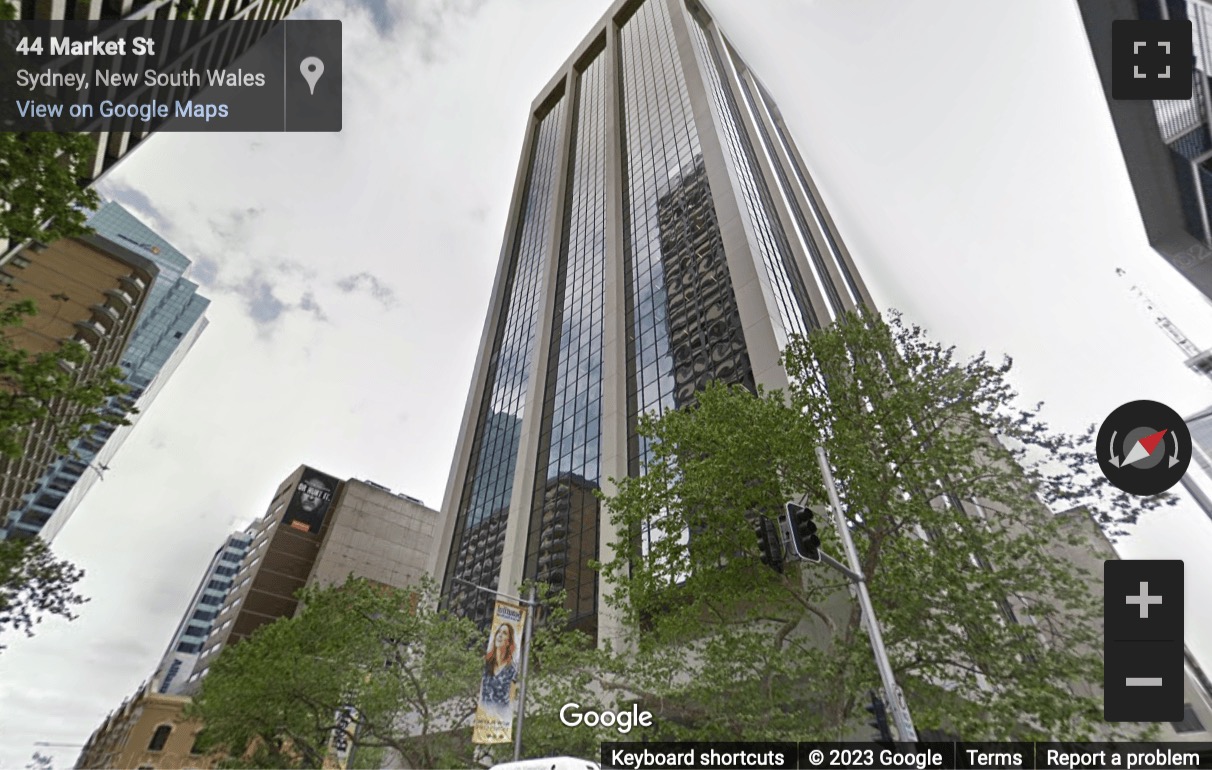 Street View image of 44 Market Street, Sydney, New South Wales