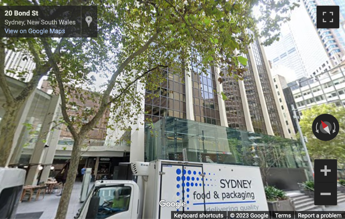 Street View image of 20 Bond Street, Sydney, New South Wales