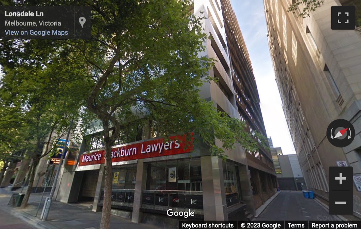Street View image of 456 Lonsdale Street, Melbourne, Victoria