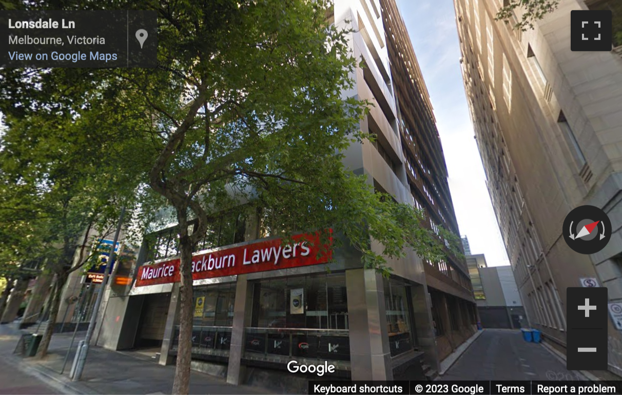 Street View image of 456 Lonsdale Street, Melbourne, Victoria