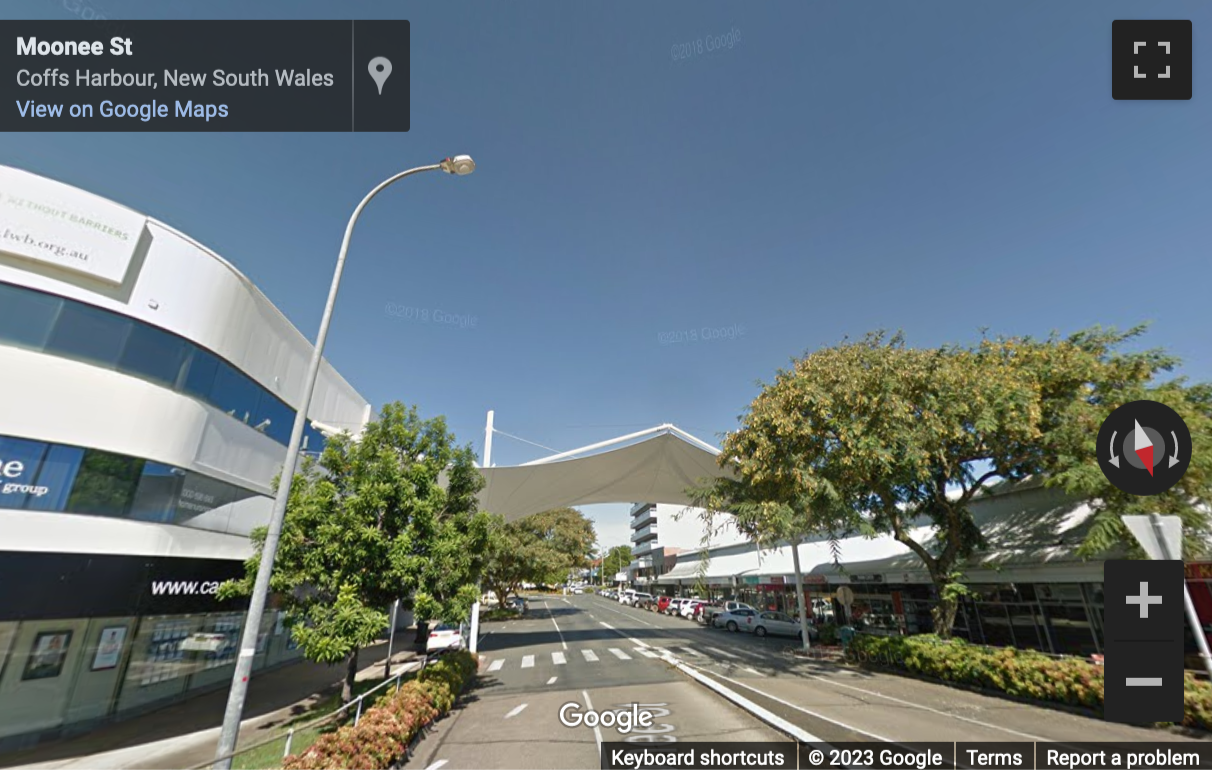 Street View image of 36 Moonee Street, Coffs Harbour, New South Wales