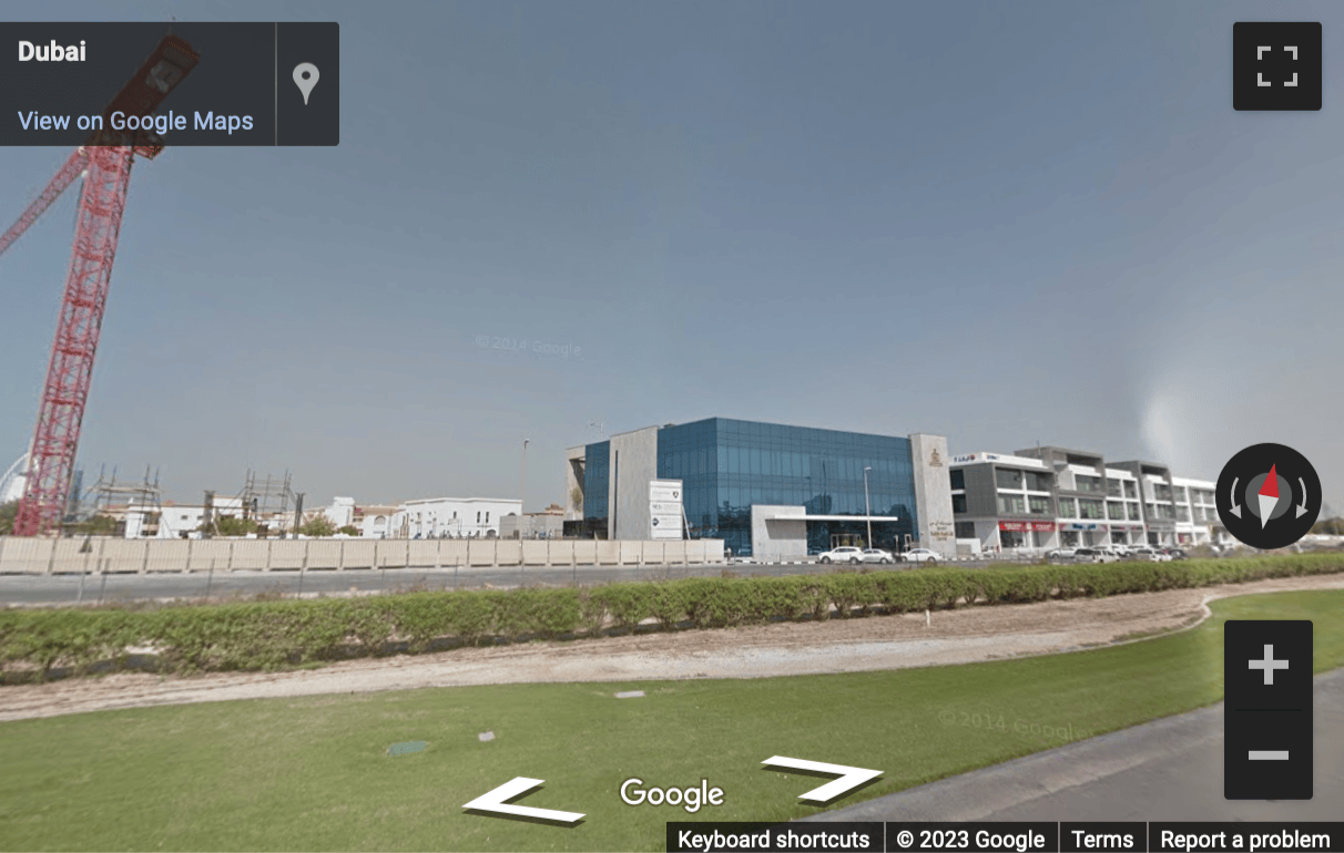 Street View image of Sheikh Zayed Road, Um Al Sheif Exit 41, Lamborghini Dubai