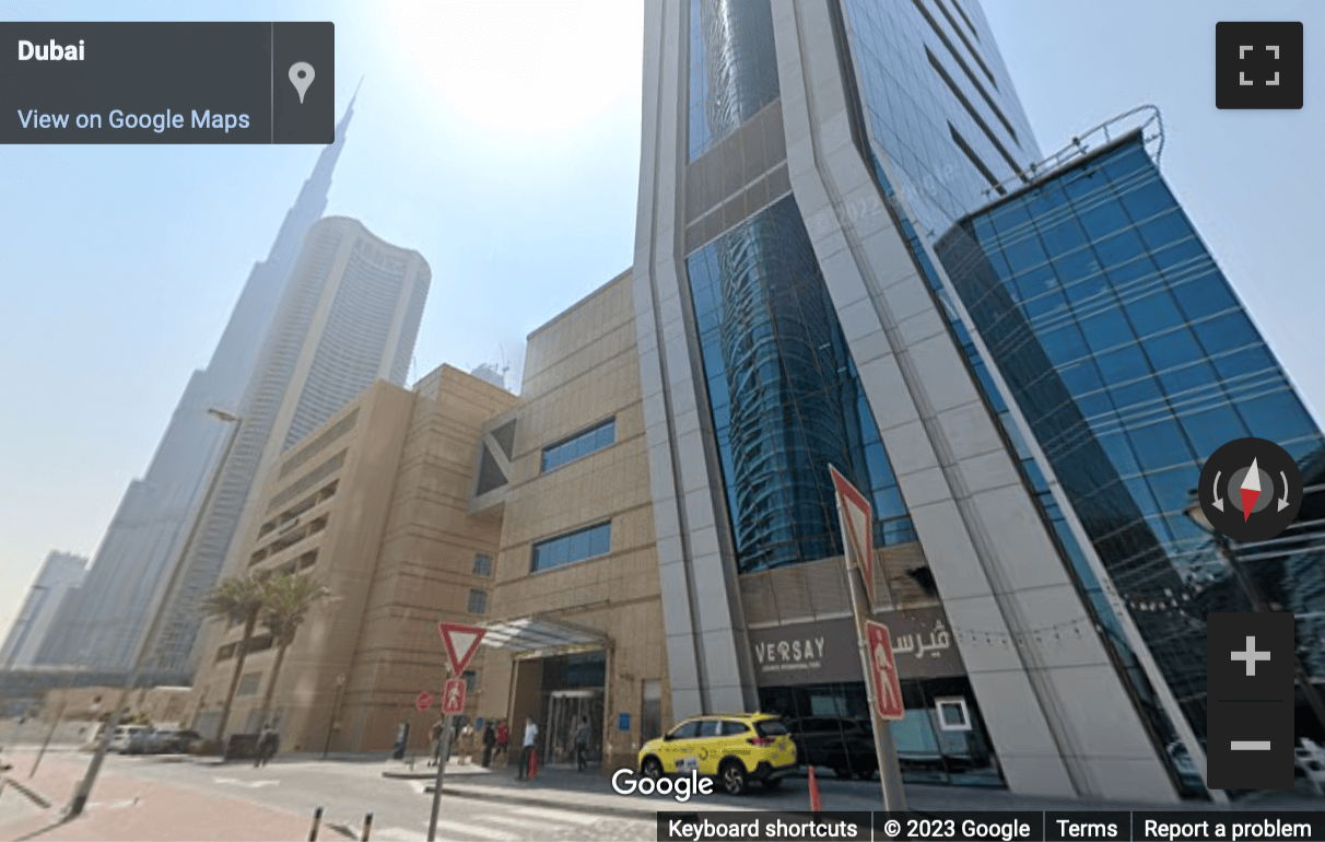 Street View image of Burj Gate Tower, Sheikh Zayed Road, Downtown Dubai