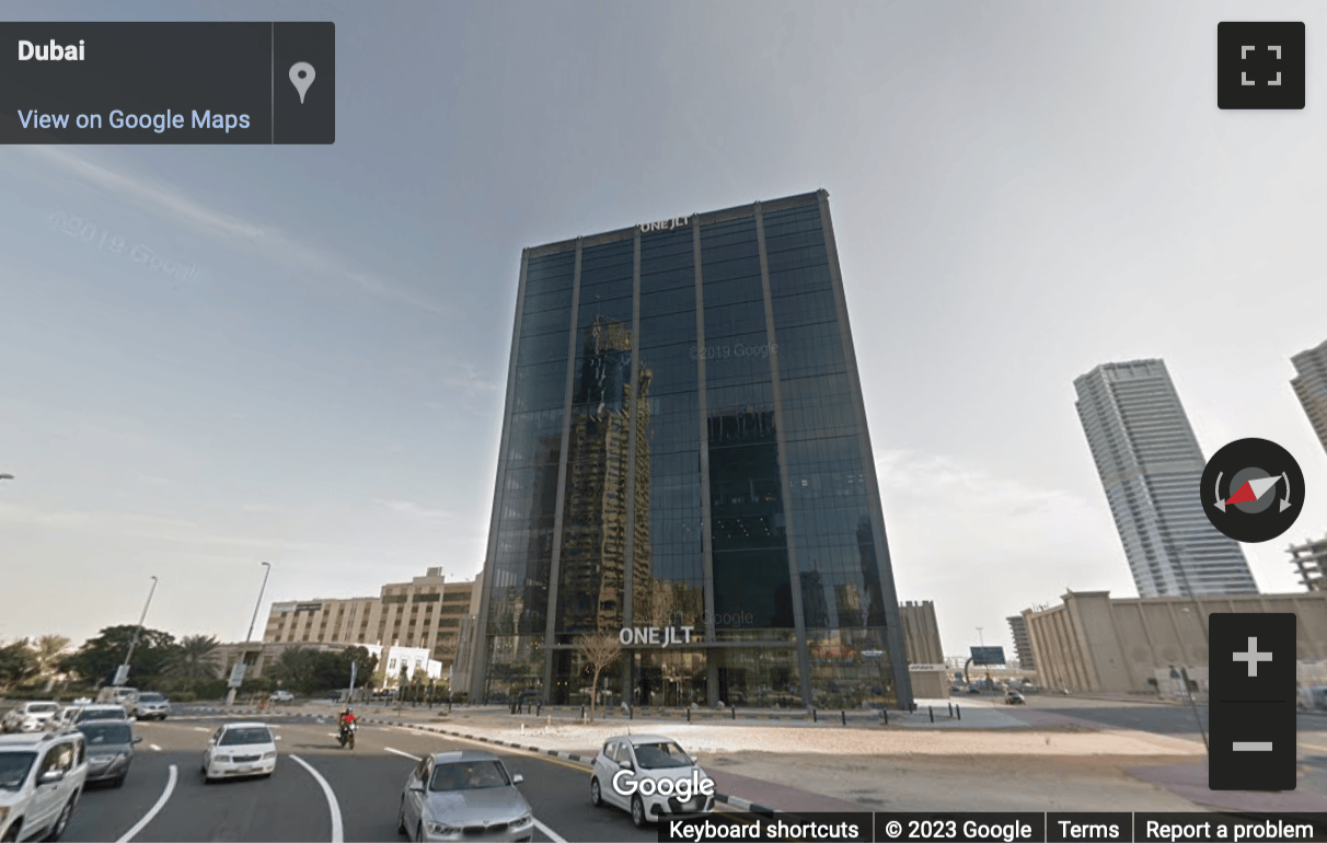 Street View image of One JLT, Jumeirah Lakes Towers, Dubai