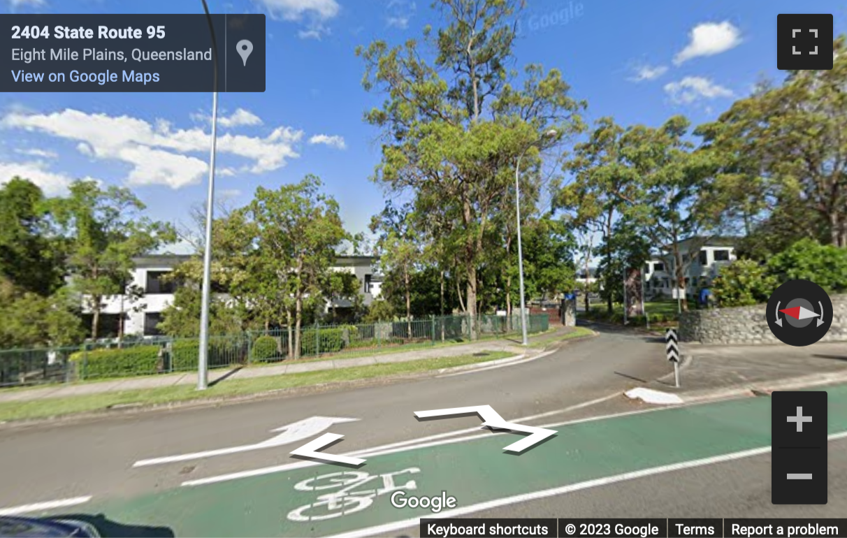 Street View image of Garden City Office Park, 2404 Logan Road, Eight Mile Plains, Brisbane, Australia