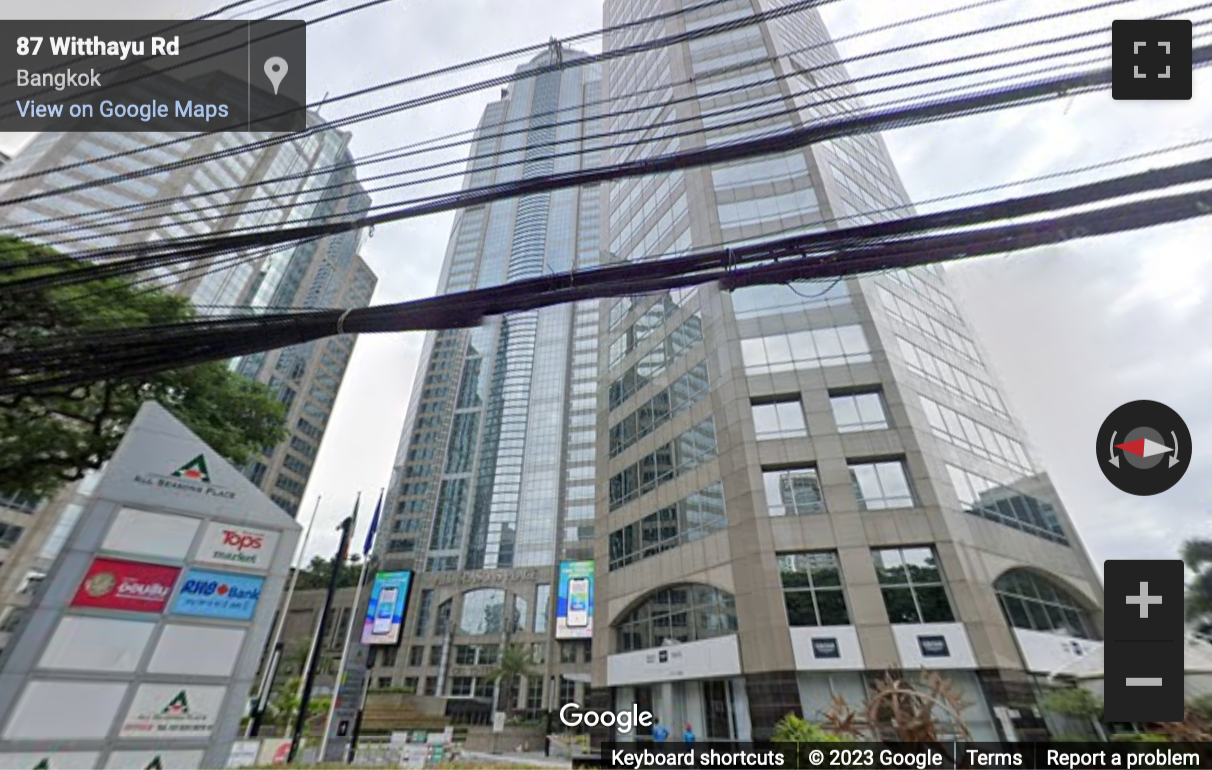 Street View image of Capital Tower, All Seasons Place, 87/1 Wireless Road, Lumpini, Pathumwan, Bangkok