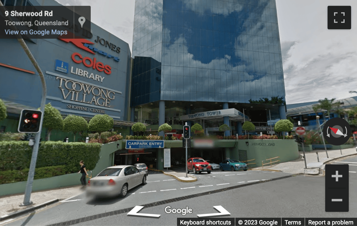 Street View image of Toowong Tower, 9 Sherwood Road, Toowong, Brisbane, Australia