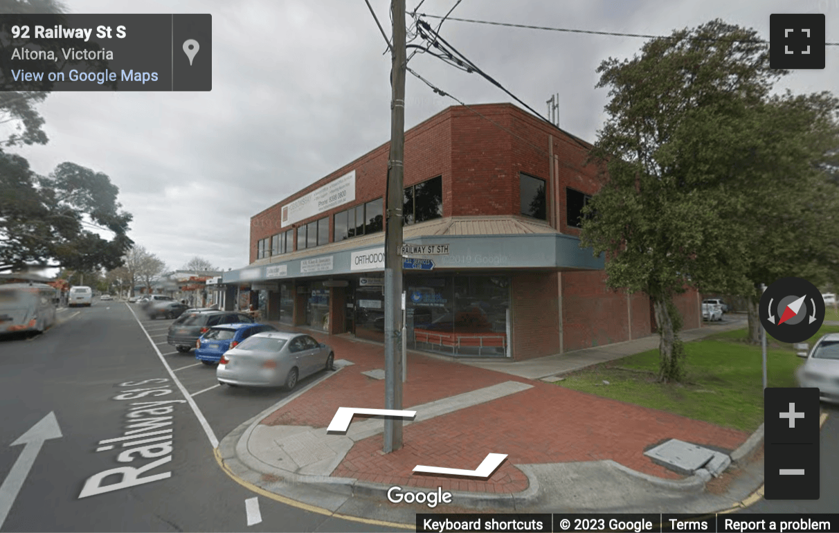 Street View image of 92 Railway Street, Altona, Victoria, Melbourne, Australia