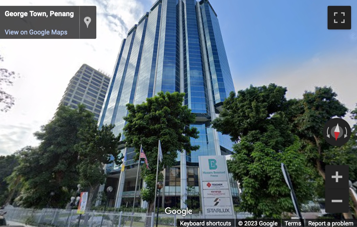 Street View image of 39 Jalan Sultan Ahmad Shah, Unit 1. 01, Menara Boustead, Penang