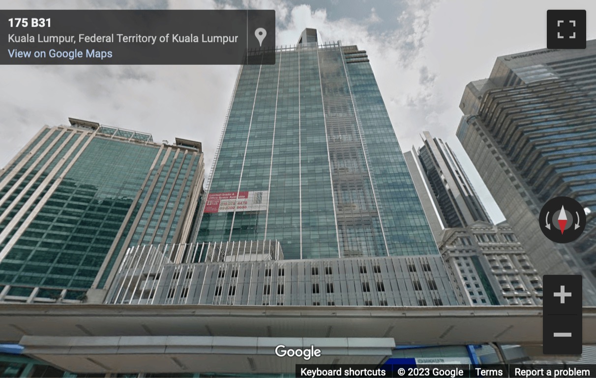 Street View image of Suite 8. 01, Menara Binjai, No. 2, Jalan Binjai, Kuala Lumpur