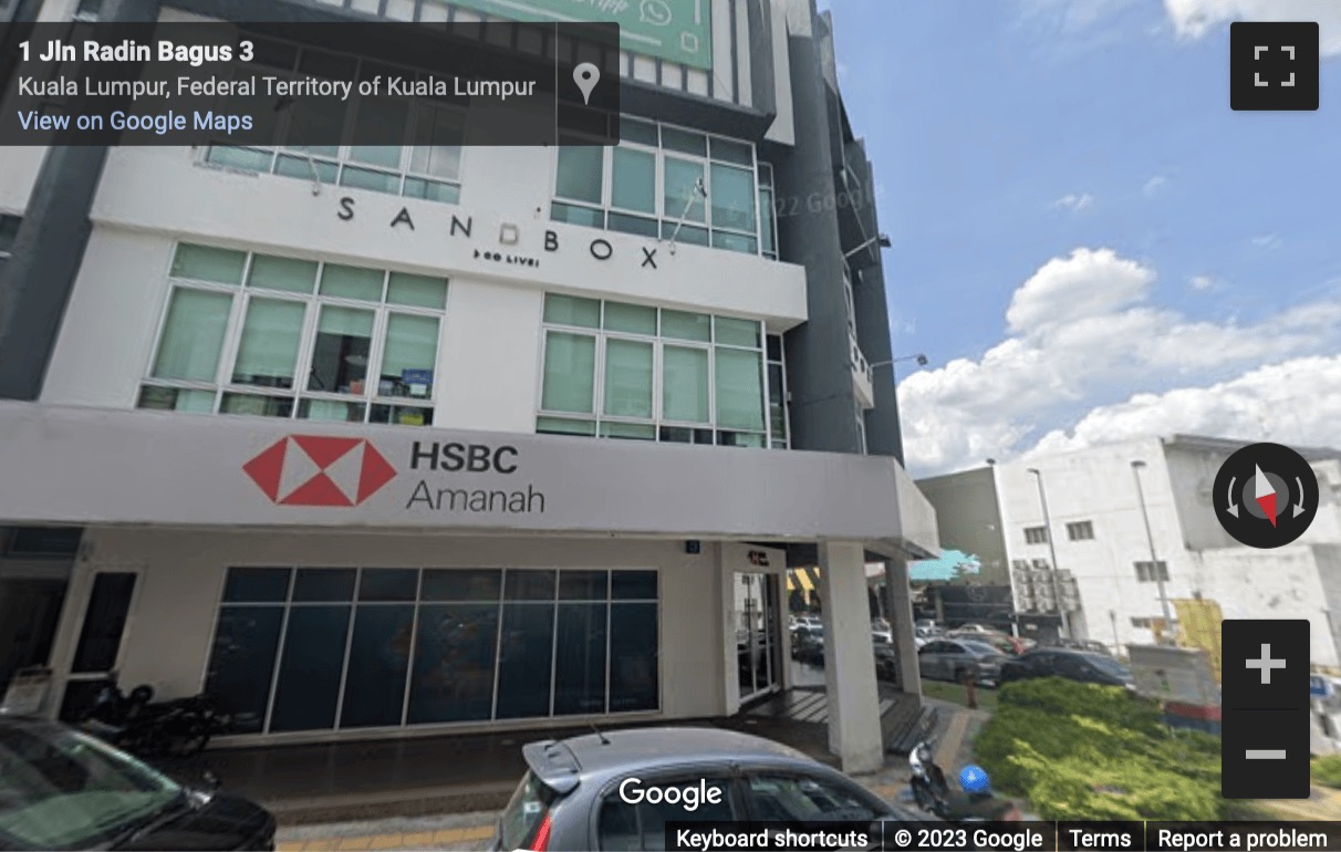 Street View image of Sandbox Coworking Space, 22-1, Jalan Radin Bagus 3, Sri Petaling, Kuala Lumpur