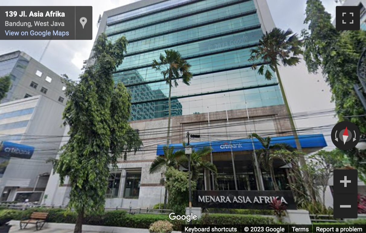 Street View image of Wisma Monex, Jl. Asia Afrika 133 – 137, Bandung