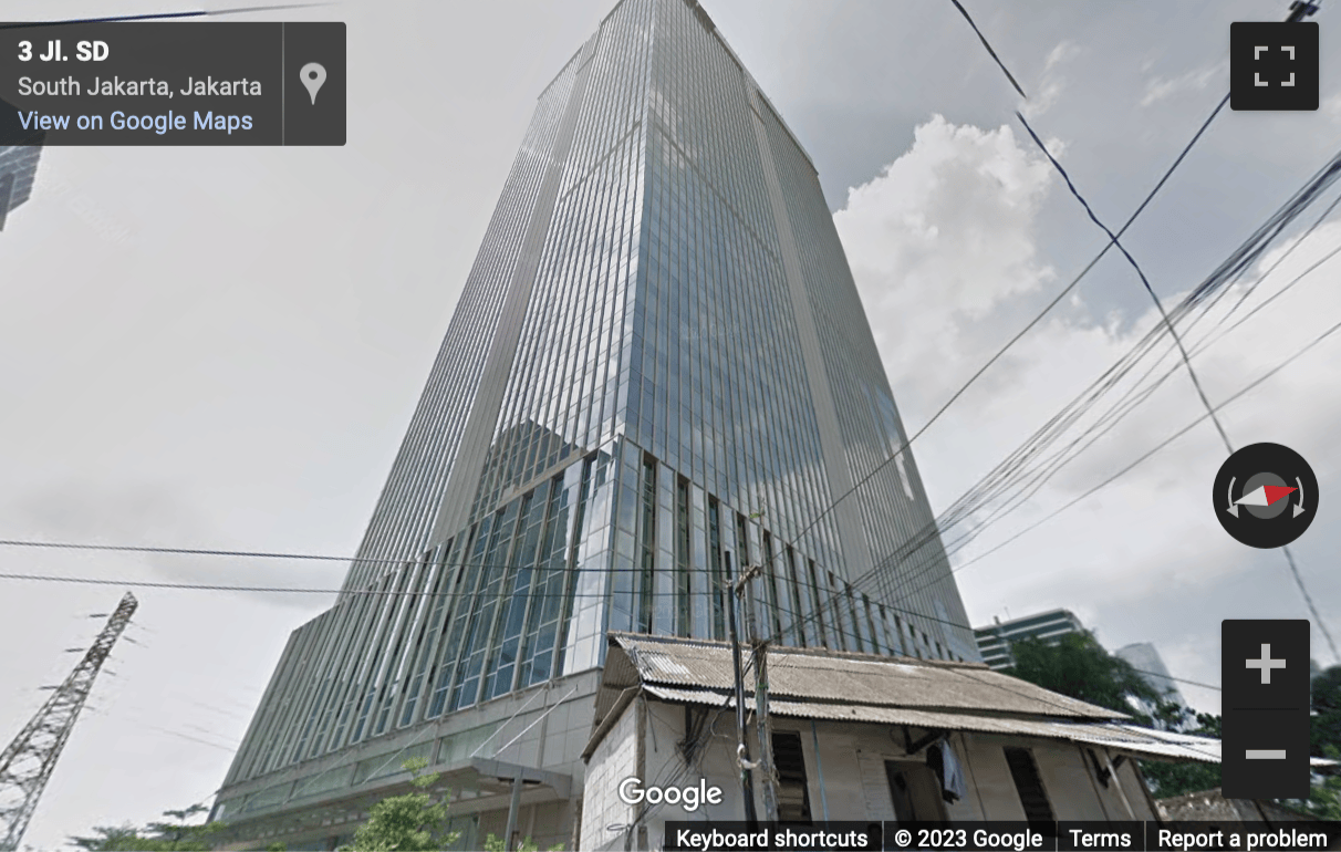 Street View image of Centennial Tower Jl. Jend. Gatot Subroto Kav. 24-25, Karet Semanggi, Setiabudi, Jakarta
