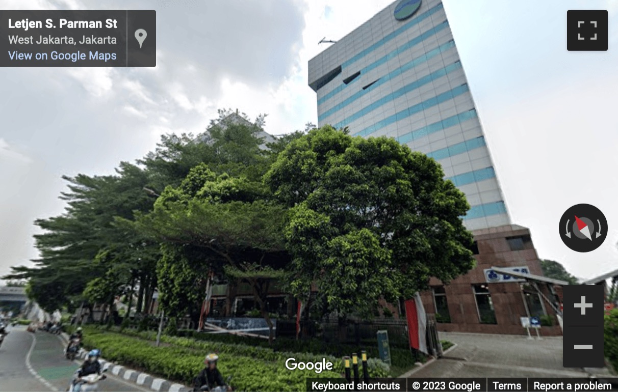 Street View image of Wisma Barito Pacific, Jl. Letjen S Parman Kav 62-63, Slipi Jakarta Barat, Jakarta