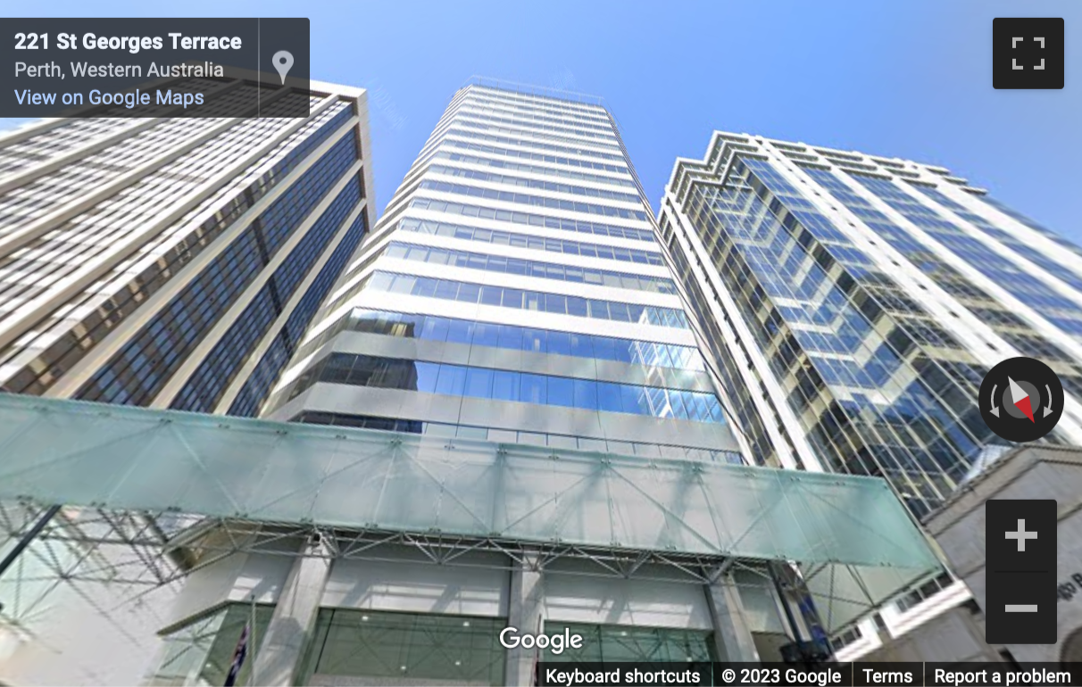 Street View image of Forrest Centre, 221 St. Georges Terrace, Perth, Australia