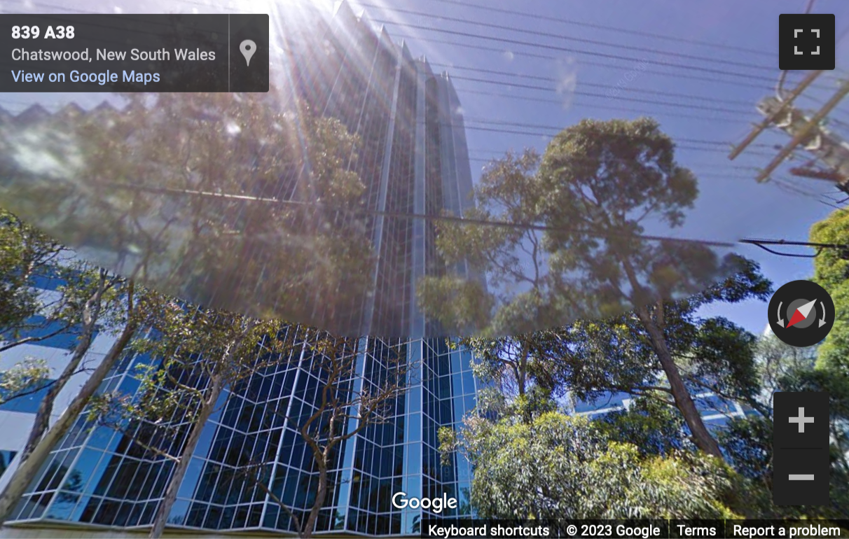 Street View image of Chatswood Corporate Centre, Zenith Centre, 821 Pacific Highway, Sydney, Australia