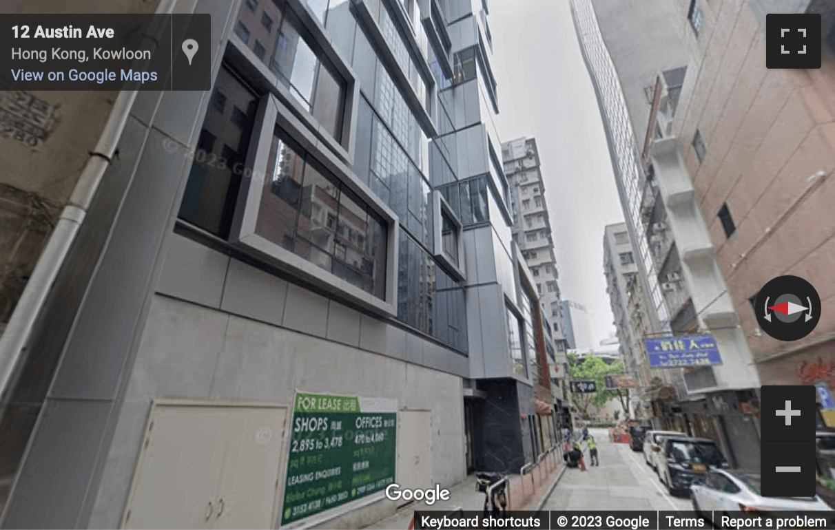Street View image of Woonlee Commercial Building, 7-9 Austin Avenue, Tsim Sha Tsui, Hong Kong