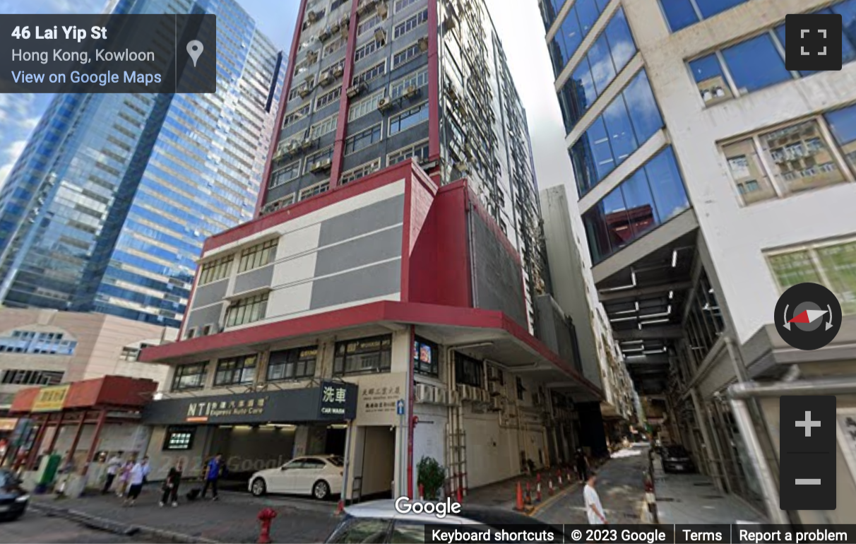 Street View image of Draco Industrial Building, 46 Lai Yip Street, Kwun Tong, Kowloon, Hong Kong