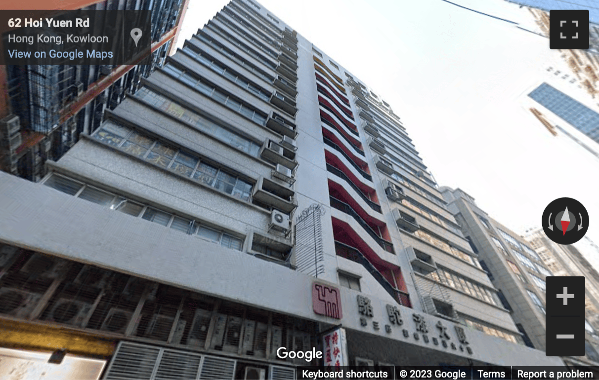 Street View image of Block 3, Camelpaint Building, 62 Hoi Yuen Road, Kwun Tong, Kowloon