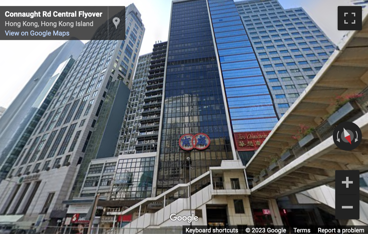 Street View image of L21 CMA Building, 64 Connaught Road, Central, Hong Kong