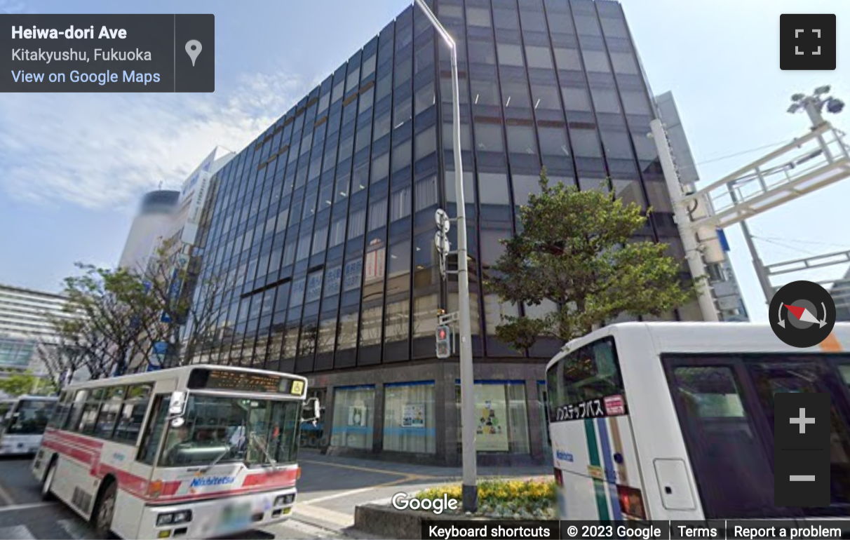 Street View image of Kokuraekimae Hibiki Building, Komemachi, Kokura Kita-Ku, Kitakyusyu-shi, Fukuoka