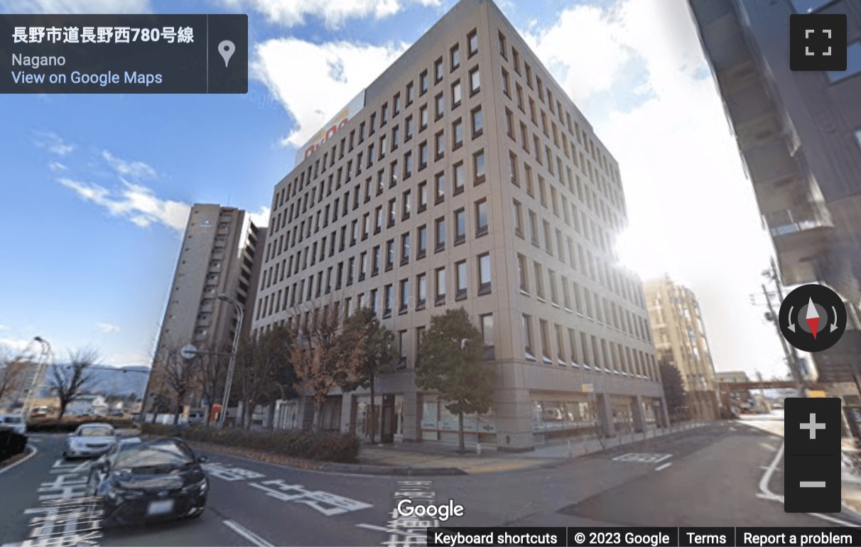 Street View image of Choei Nagano Higashiguchi Building 1･2F, 1000-1, Kurita, Nagano-Shi, NAGANO