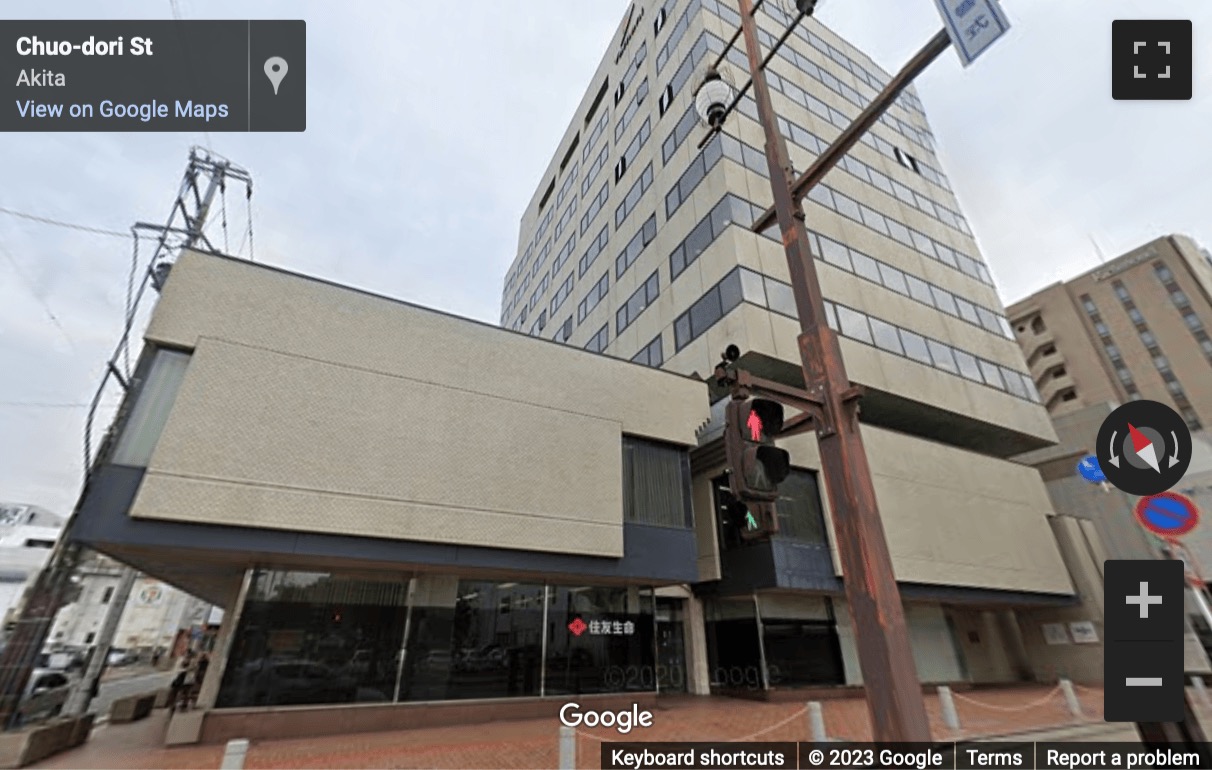 Street View image of Yamani Building 6F, 2-2-32, Nakadori, Akita-Shi