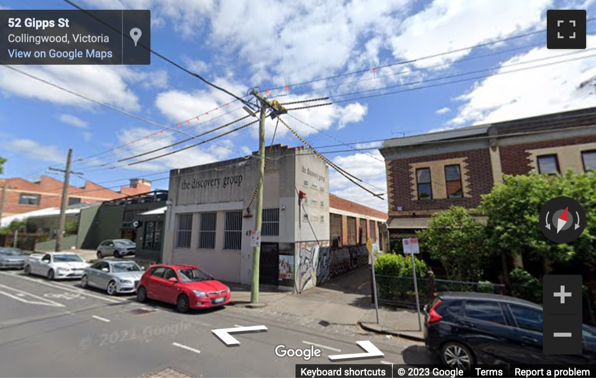 Street View image of 36-38 Gipps Street, Melbourne, Victoria