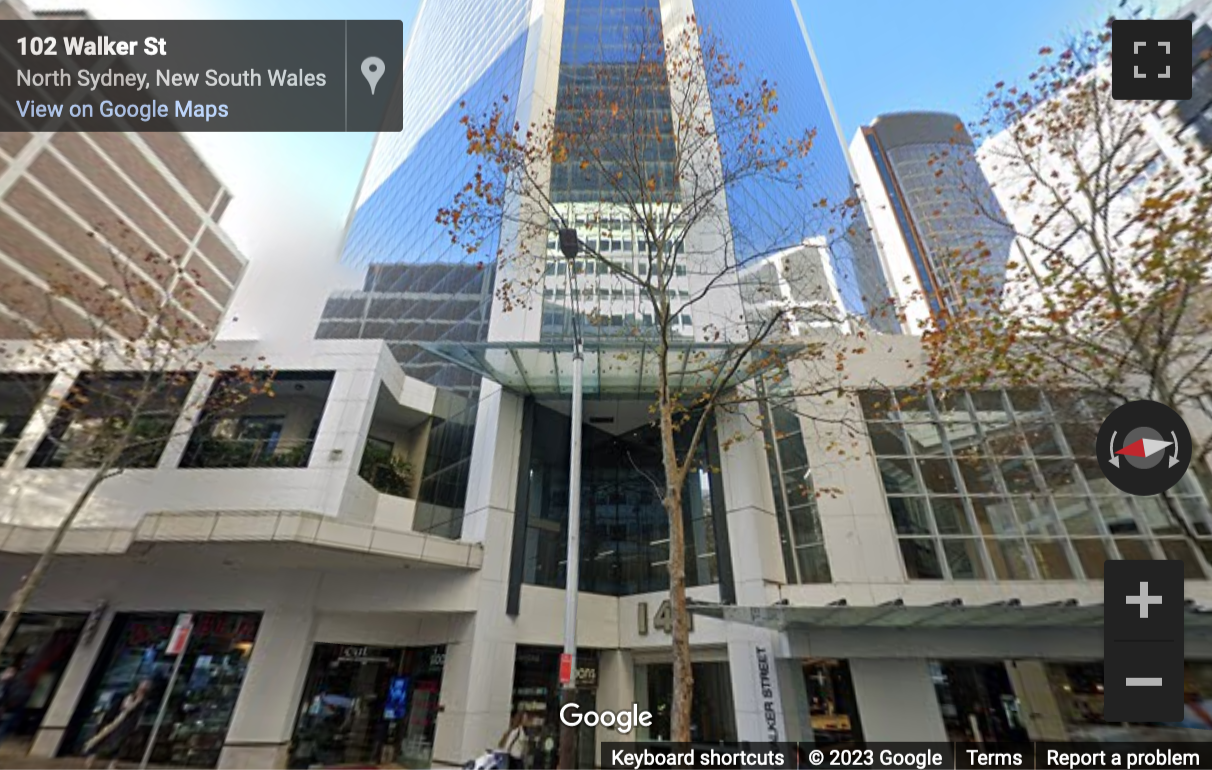 Street View image of 141 Walker Street, Sydney