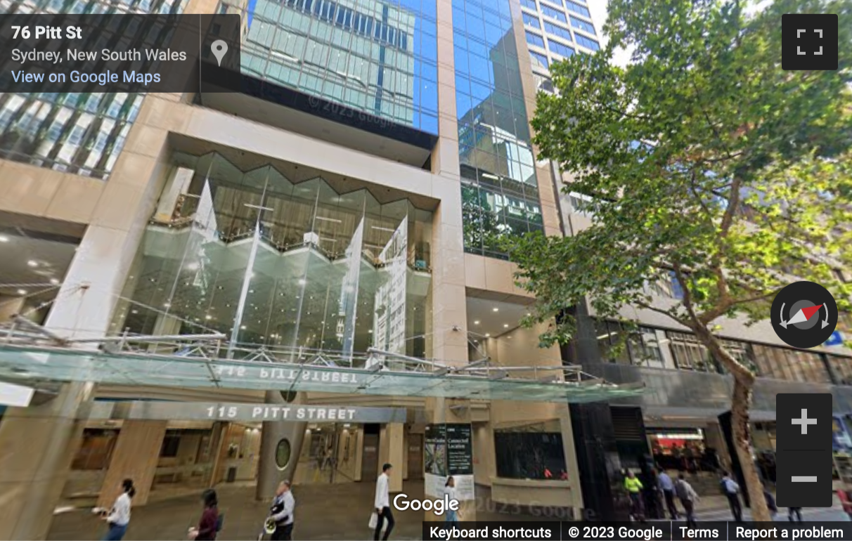 Street View image of 115 Pitt Street, Sydney, Australia