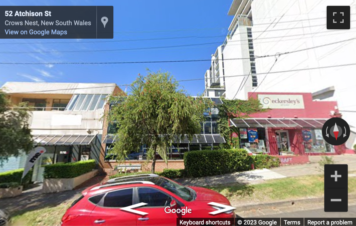 Street View image of 23 Atchison Street, St. Leonards, Sydney