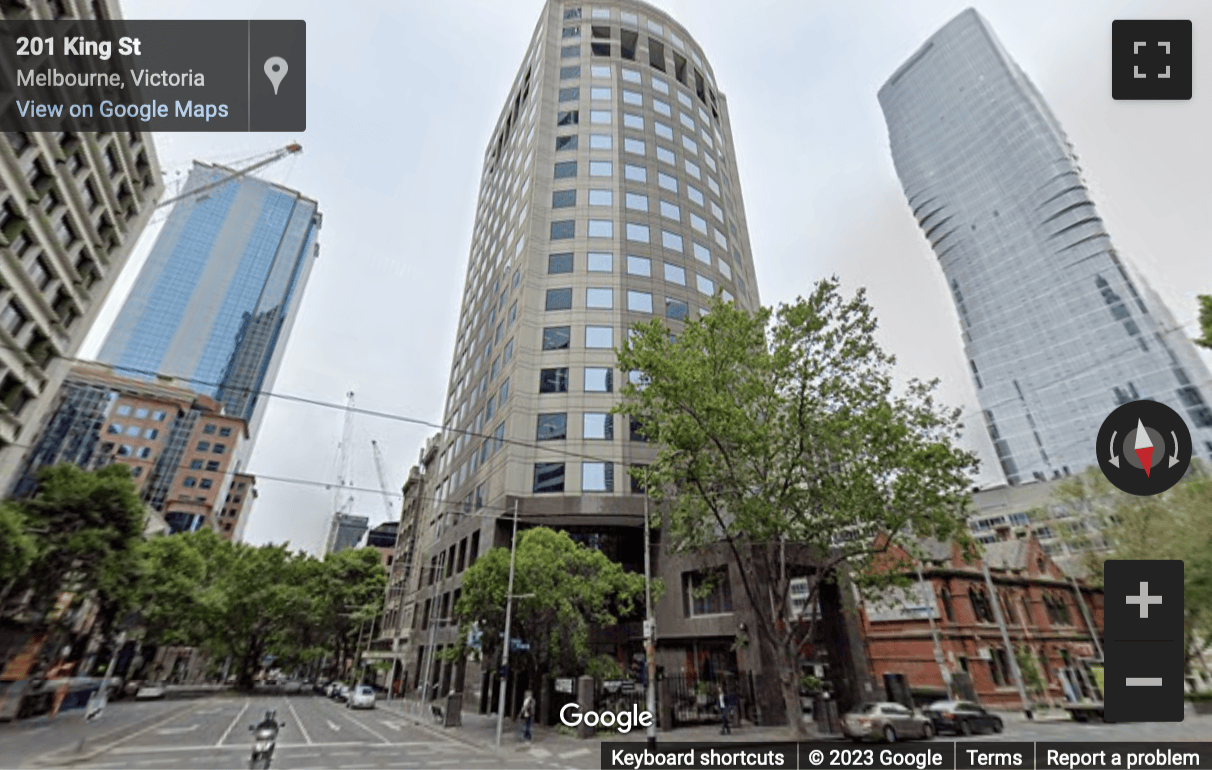 Street View image of 607 Bourke Street, Melbourne