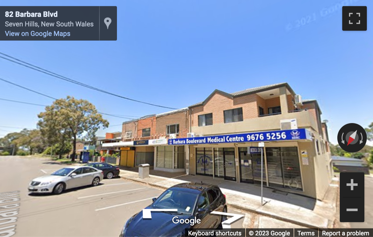 Street View image of 1/76 Barbara Boulevard Seven Hills, Sydney, New South Wales