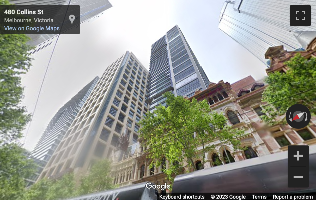 Street View image of 477 Collins Street, Melbourne, Victoria