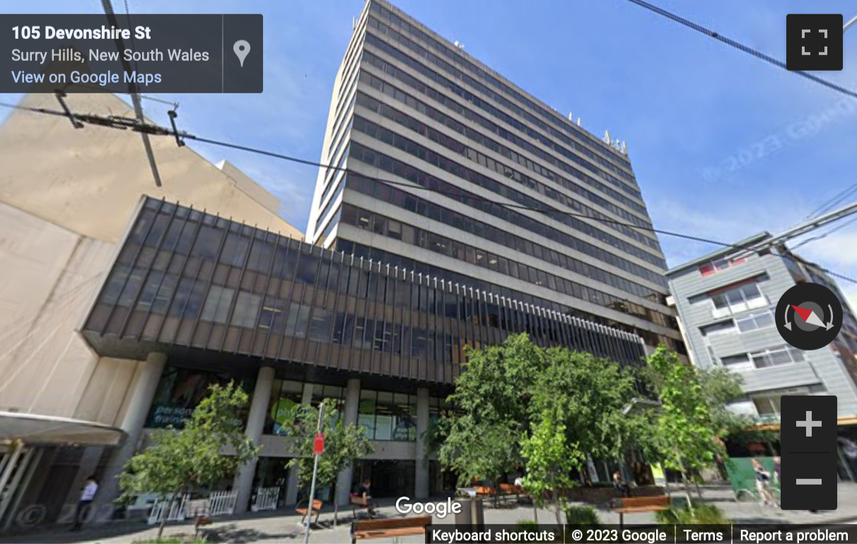 Street View image of 418A Elizabeth Street, Level 10, Surry Hills, Sydney, New South Wales